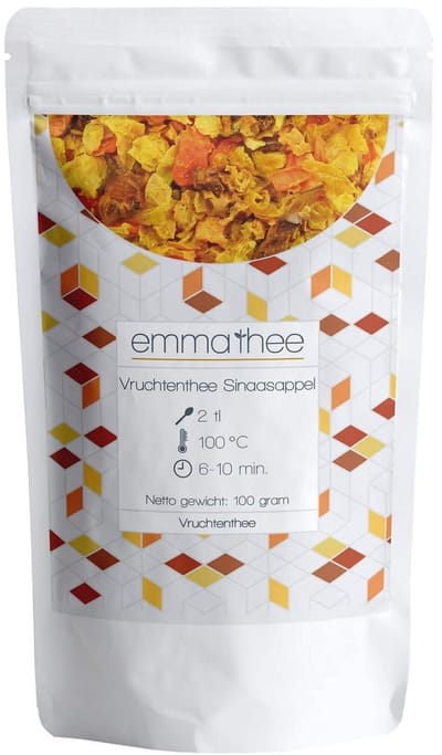 Vruchtenthee Sinaasappel 100 Gram - Losse Thee - Puur & Natuurlijk - 100% Fruitblend