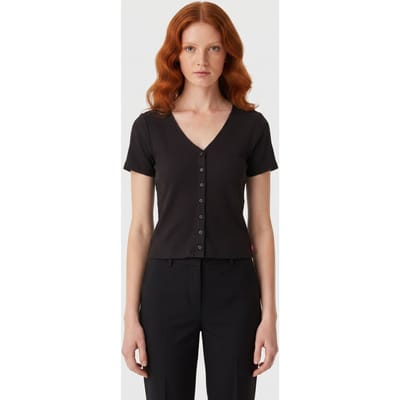 Levi's Muse Tee Maat: S | Overhemden Outlet | Dames | Zwart