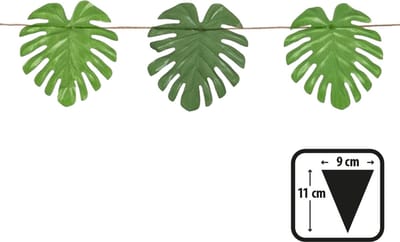 Boland - Polyester slinger Palmbladeren - Jungle en Safari;Hawaii - Jungle en Safari - Hawaii - Tropisch - Monstera