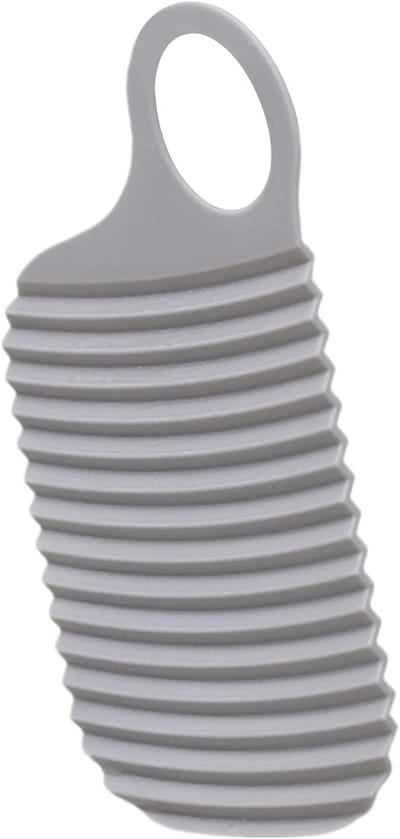 Handwasplank - Wasbord - Efficiënt Vlekken - Antislip Siliconen - 20x10x3 cm - Grijs