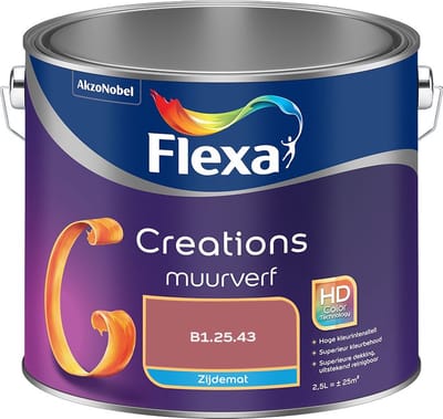 Flexa - Creations Muurverf Zijdemat - B1.25.43 - Mengverf - 2,5 L