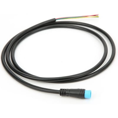 Mixmateriaal Praktische fiets 4-aderige signaalkabel Fiets Lithiumbatterij Modificatie Accessoire 4-aderig mannelijk black