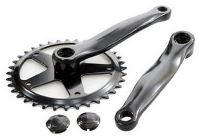 Kettingbladset 36T Vinty ST 1/8" - 152 mm crankarm - Zwart