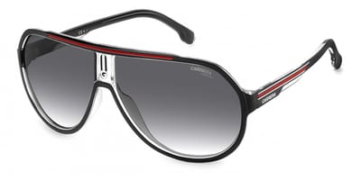 Carrera 1057/S OIT 9O zwart rood donkergrijs gradiënt zonnebril