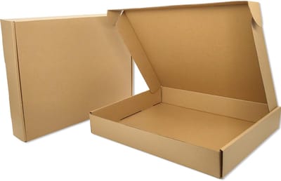 Dozen, 330 x 254 x 50 mm, Bruine Verzendingskartonnen Dozen voor Verzending, Verzending, Verpakkingsdozen voor Kleine Bedrijven (pak van 25)