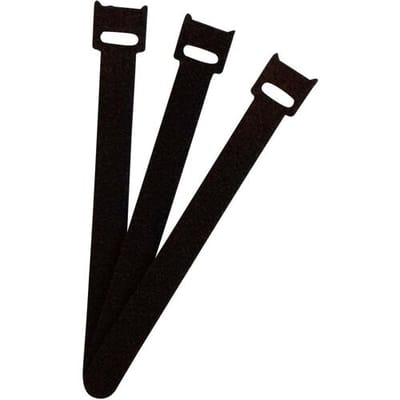 FASTECH® Klittenband kabelbinder Om te bundelen Haak- en lusdeel (l x b) 150 mm x 13 mm Zwart 100 stuk(s)