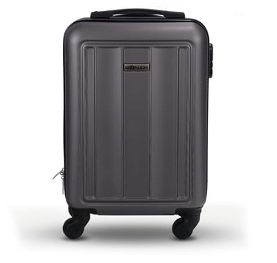 Handbagage Koffer 52x35,5x20 - 30 Liter - Lichtgewicht - Reiskoffer met Cijferslot en Wielen - Trolley op Wieltjes - Sterk ABS Materiaal - Travel - Reizen - 18 Inch - Grijs - Leonardo