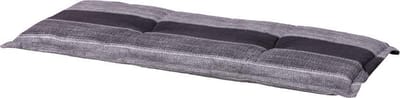 Madison tuinbankkussen Denim stripe 180x48 cm - grijs