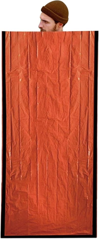 Slaapzak Kamperen - Lichtgewicht Slaapzak - Buitenavonturen - Warmtevangend Materiaal - 266 x 91 cm - Oranje