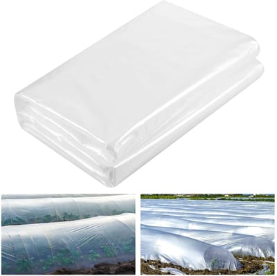 Dailygoods- Kunststof Folie Zwaar Belastbaar - Afdekfolie - UV-bestendig - Waterdicht - 2M x 10M - Voor Kassen en Meubels - Afdekzeil