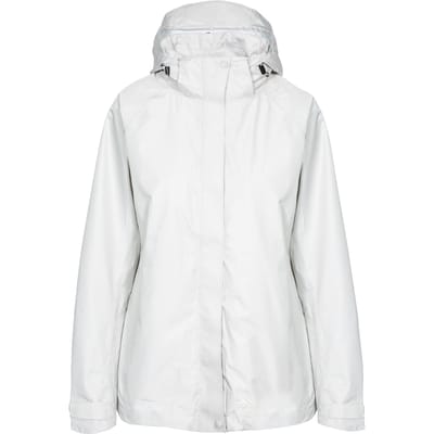 Trespass - Dames Review Waterdichte Jas (Wit)