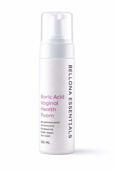 Bellona Essentials - Vaginale foam - pH-gebalanceerd - Hormoonvrij, Halal & Vegan - Ondersteunend bij Vaginale schimmel en Bacteriele Vaginose