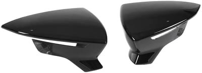Zijspiegelcover van ABS, Auto Accessoires voor SEAT, Glanzend Zwart, Geschikt voor SEAT Mk3 5F ST FR 2013-2019, Mk5 2017-2020, KJ7 2017-2020, Verbeterde Bescherming en Stijl
