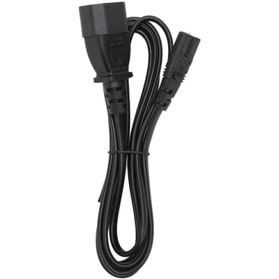 IEC320 C14 naar C7 Kabel Mannelijk naar Vrouwelijk Stroomadapterkabel voor LCD-monitor Printer Digitale Camera black
