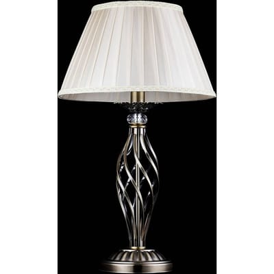 Maytoni Grace tafellamp 1-lamp messing/beige