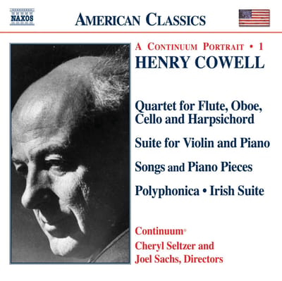 Continuum - Cowell: Piano Chamber And Vocal Works 1 (CD)