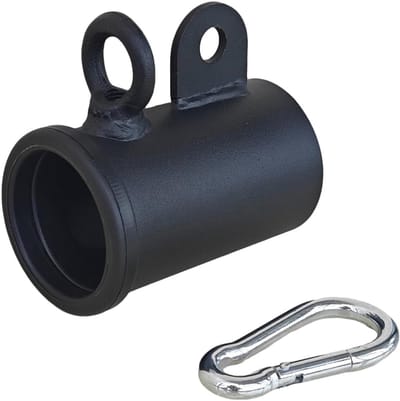 Barbell Row Attachment - Fitness Opzetstuk - Krachttraining Rug - Versterkte Ondersteuning - 10cm Lengte - Zwart