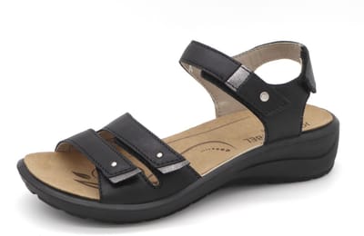 Josef Seibel Dames Sandaal Annecy 02 - 79302-100-100 Zwart - Maat 40