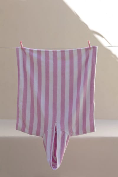 Casilin - Kinder bad en strand poncho - Voor jongens en meisjes - 100% Katoen badstof - 12-14 jaar - Roze