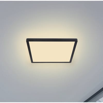 Globo - plafonniere - SAPANA - zwart - kunststof - plafonnière - LED - 41563-18B