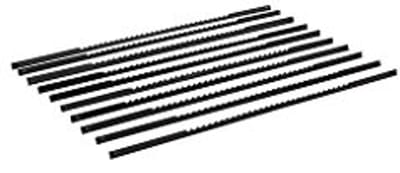 Scrollzaagbladen 10pk - 130 mm 10tpi Voor Hout, Kunststof en Non-Ferrometaal