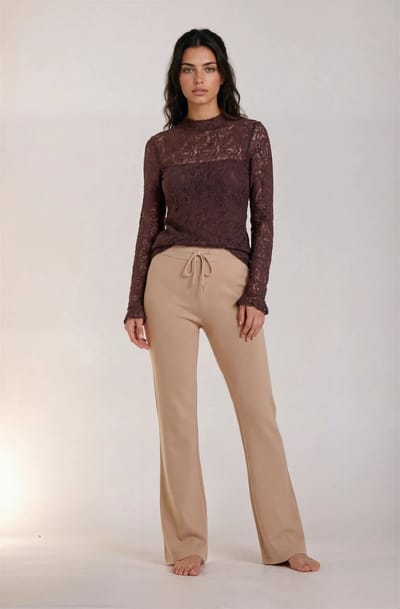 MI PIACE - Travel Top Lace 202790 Espresso - Maat : M
