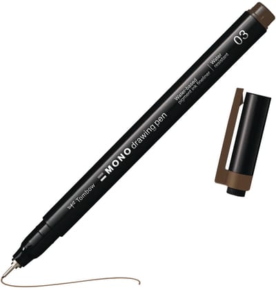 Tombow Mono Fineliner - 03 - 0.38 mm - Fijne punt - Bruin