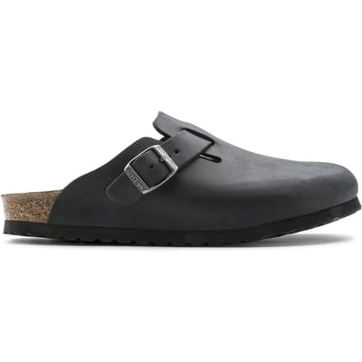 Birkenstock Boston FL Narrow Unisex Clogs - Black - Maat 36