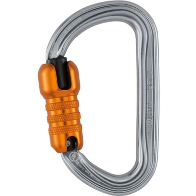 Petzl Bm’D Triact-Lock Grijs 32 N – Lichtgewicht asymmetrische hoogsterkte karabiner
