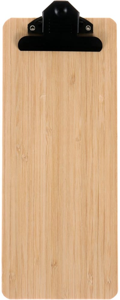 Europel Klembord - Clipboard - Bamboe - 11,5 x 28 cm - Speciaal voor rekeningen restaurant - 24 stuks