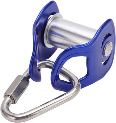 Touw Katrol - Kleine Blok - Zware Lasten Hijsen - Lichtgewicht Aluminiumlegering - 15 cm - Zilver