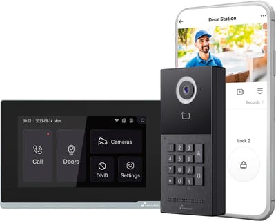 Video Deurintercom - Smart Intercom Systeem - Veilige Toegang - Met Toetsenbord - 7 Inch Touchscreen