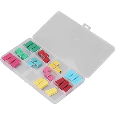 30 Stuks Automotive Zekeringen Assortiment Kit Doosvormige Elektrische Accessoires met Plastic Doos 20?60A 32V white