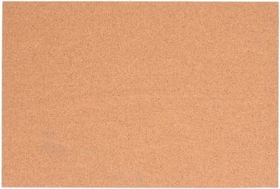 Platte Kurkplaat/kurkbord - 20 x 30 cm - Memobord - Hobby/knutsel materialen