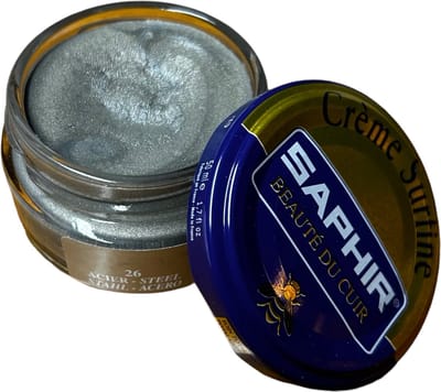 Saphir Creme Surfine (schoenpoets) Staal