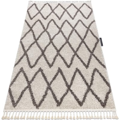 Kleden Rugsx Tapijt BERBER BENI crème rand , Barber 80x150 cm