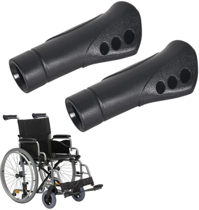 Dailygoods- Handgrepen Antislip - Ergonomisch - Rollatorhouder - Voor Buisdiameter 22 mm - Weerbestendig - Comfortabele Grip - Rollatorgrepen