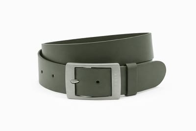 Dames riem groen - Leren jeans riem 4cm Esprit - Leer - Jeans riem - Casual - Maat