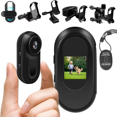 Quvo® Bodycam - Cam - Zwart - 16cm x 11cm x 6cm
