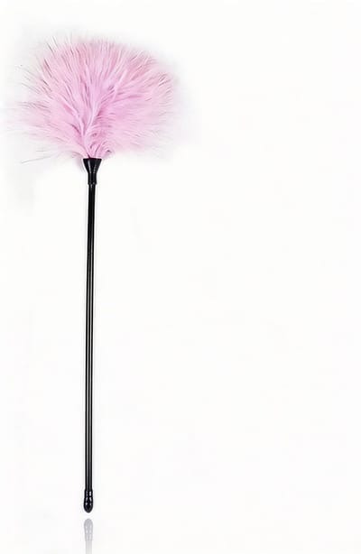 Kietelaar - Clitoris - BDSM - Veren - Zwart - Roze - Zacht