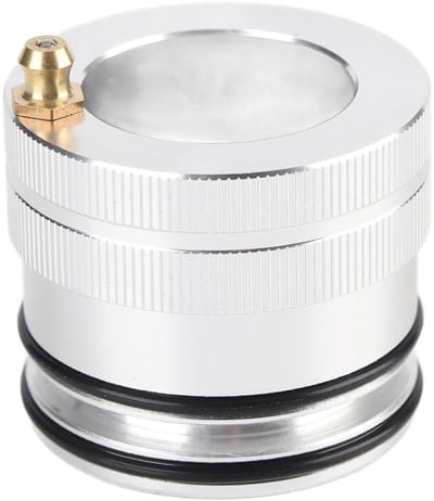 Wiellagersmeermiddel - Vetspuit Lager - Onderhoud Voertuig - Dubbele O-ringafdichting - 44 mm - Zilver