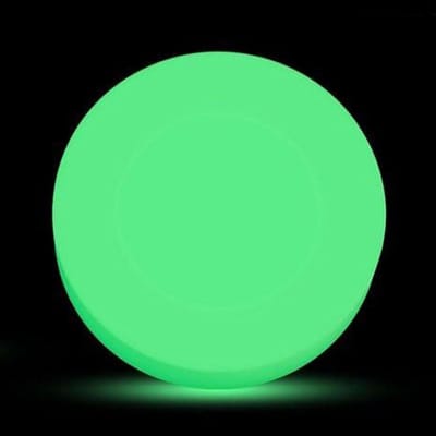Lichtgevende Hockey Puck - Glow in the Dark Bal - Sport Training - Zichtbaar in Donker - 9x9x3 cm - Groen