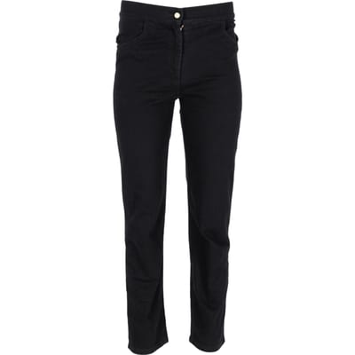 Balmain skinny jeans met contrasterende strepen in zwart katoen