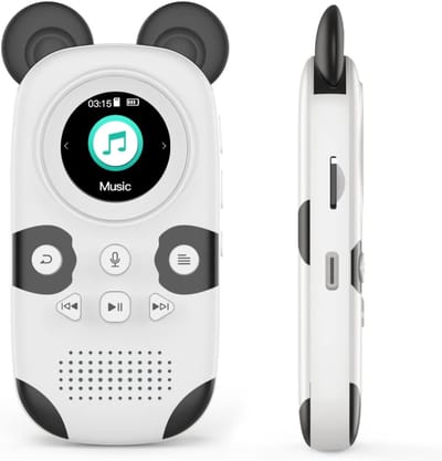 SNJY® MP3 Speler Bluetooth - MP4 Speler - Muziek Speler - Panda - 64GB - Zwart/Wit