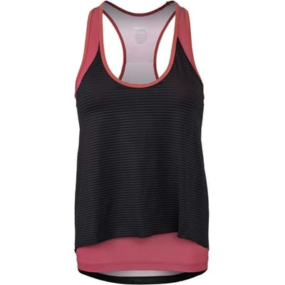 AGU Layered Racertop Essential Dames - Roze - XS