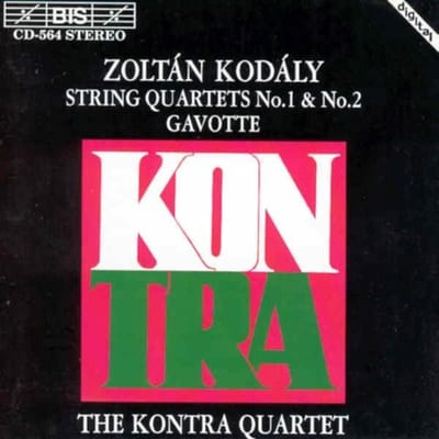 Kontra Quartet - Kodály: String Quartet No. 1 In C Minor (CD)