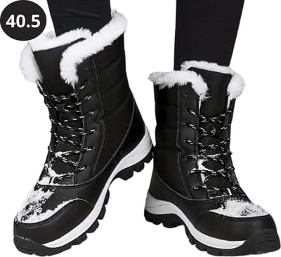 Livano Snowboots - Sneeuwschoenen - Sneeuwboots - Dames - Wintersport - Ski - Skischoenen - Zwart - 40.5 - Hoog