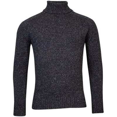 Baileys Trui Rollneck Single Knit Navy / male