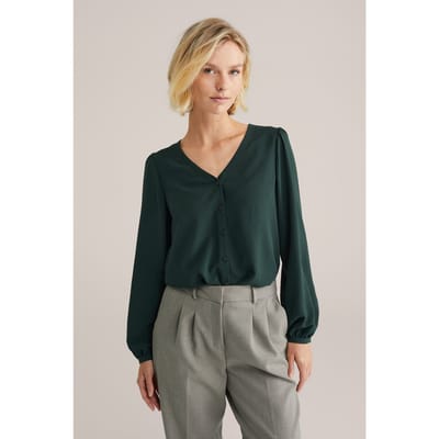 WE Fashion Blouse Dark Green Taglia: XS | Magliette intime Outlet | Donna | Verde