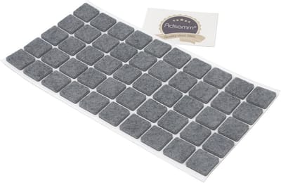 Zelfklevende Viltglijders 20x20 mm - Meubelbescherming voor Vloeren - 50 Stuks